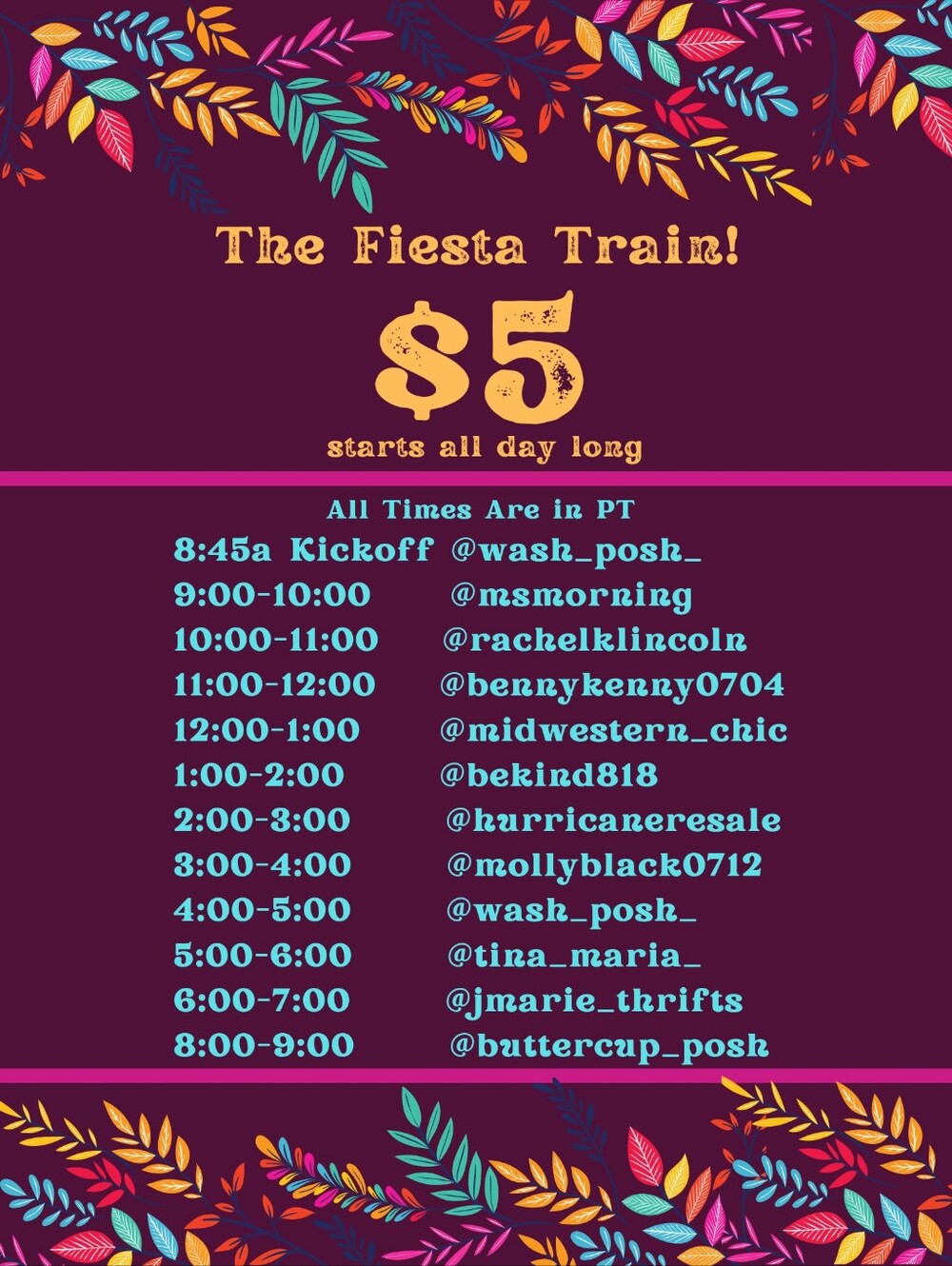 ✨💃 Fiesta Train is LIVE 8/15 💃✨ - Picture 2 of 4